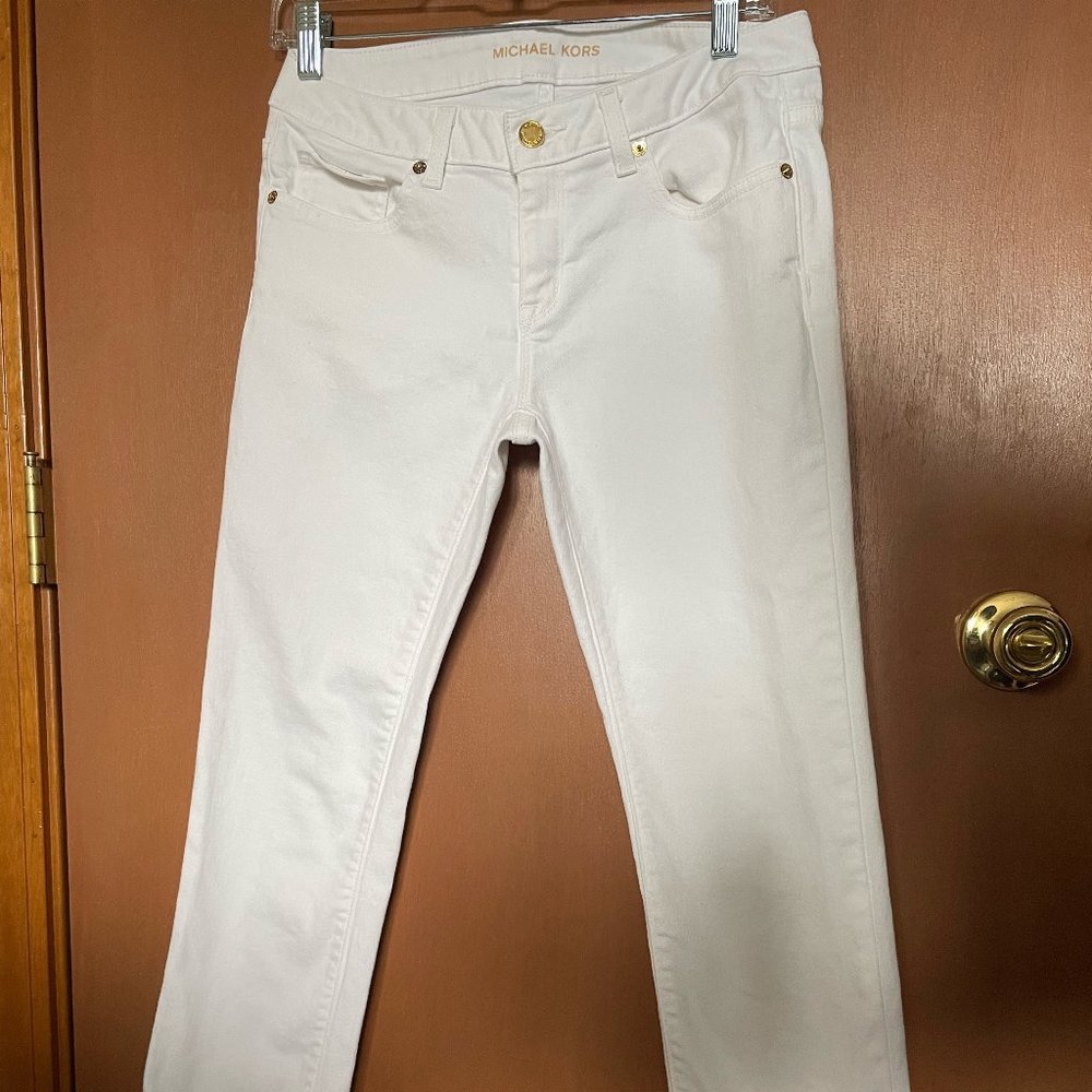 White Michael Kors Pants